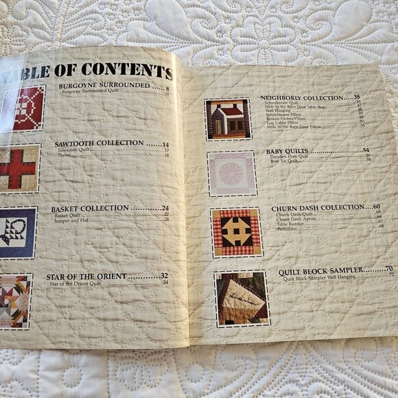 In Love With Quilts Book, 1993 Quilting Patterns & Instructions, Softcover - Picture 4 of 12